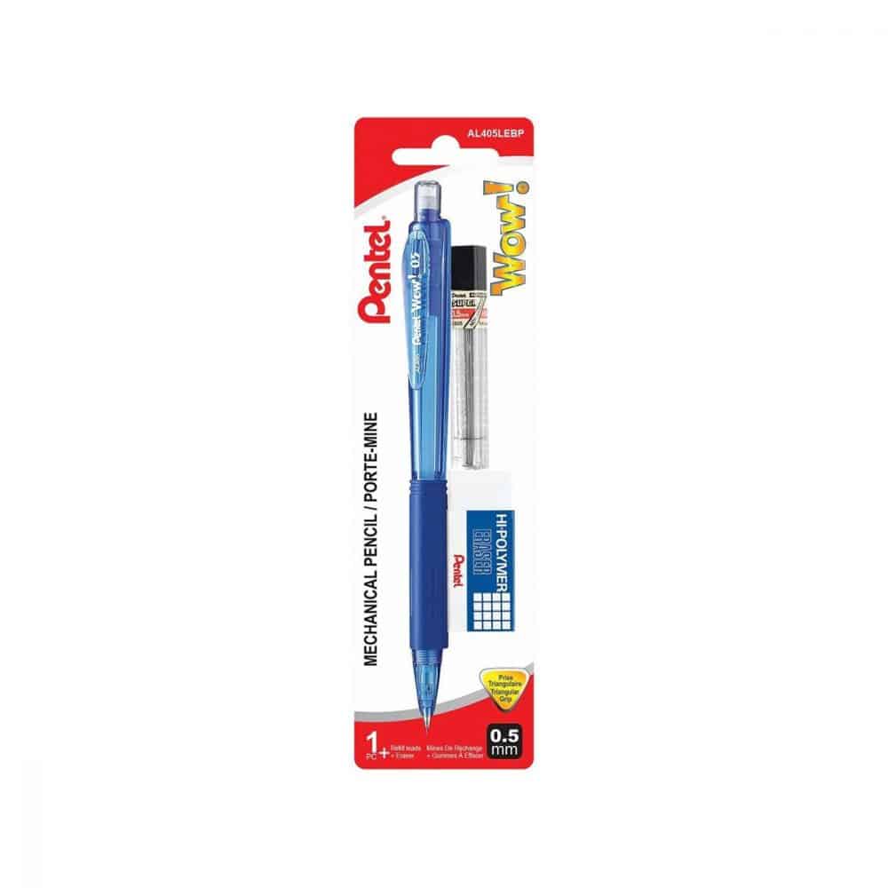Ensemble de porte-mines Pentel WOW 0.5 avec mines et efface