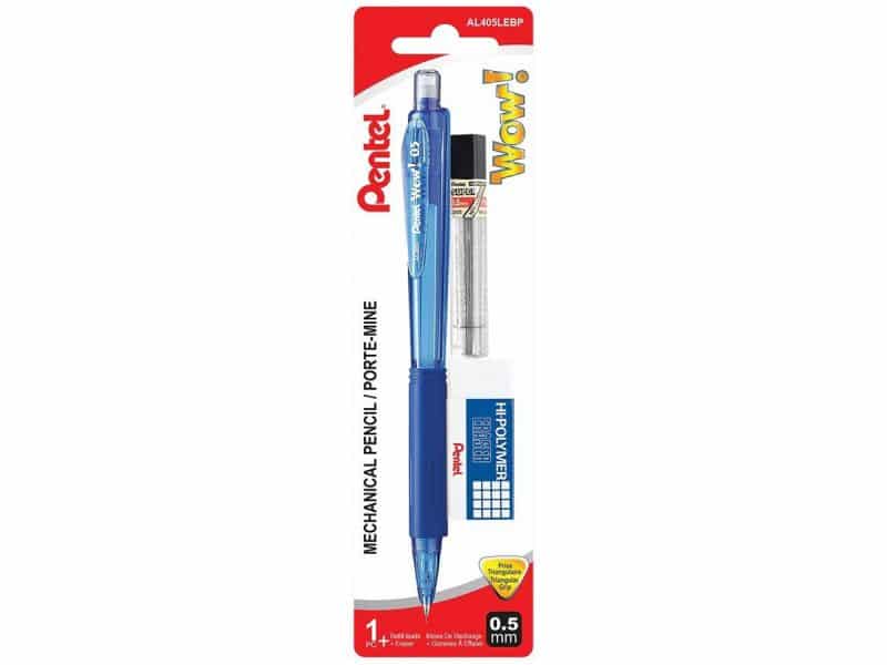 Ensemble de porte-mines Pentel WOW 0.5 avec mines et efface