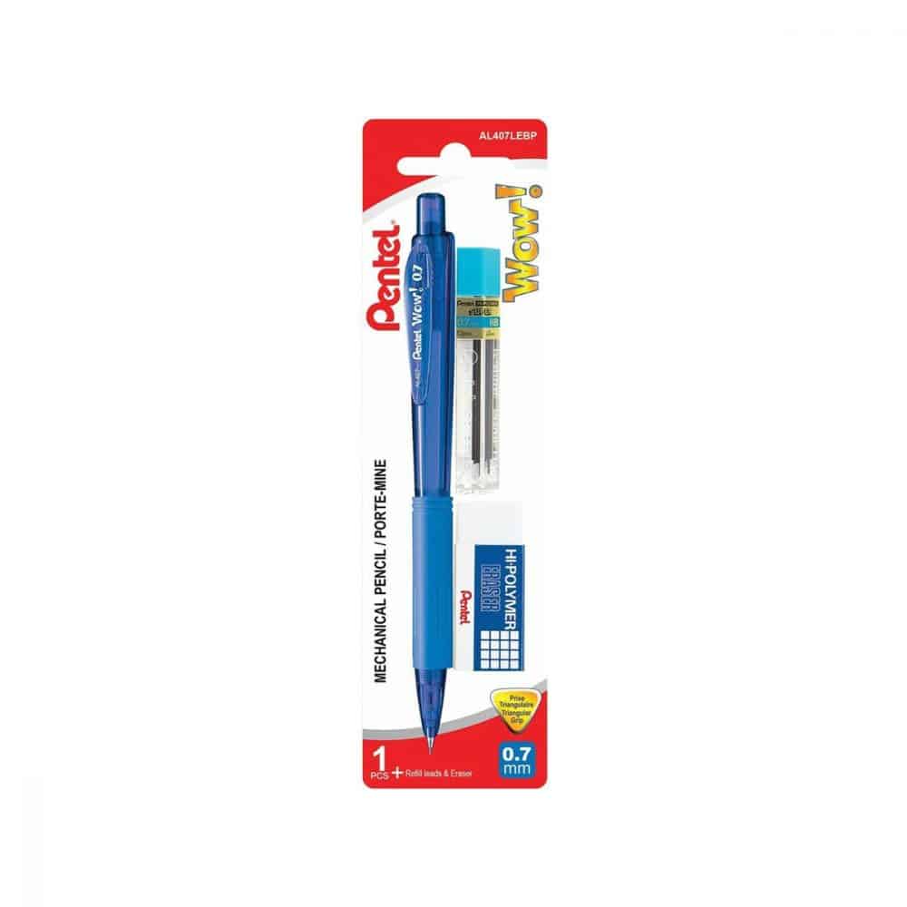Ensemble de porte-mines Pentel WOW 0.7 avec mines et efface