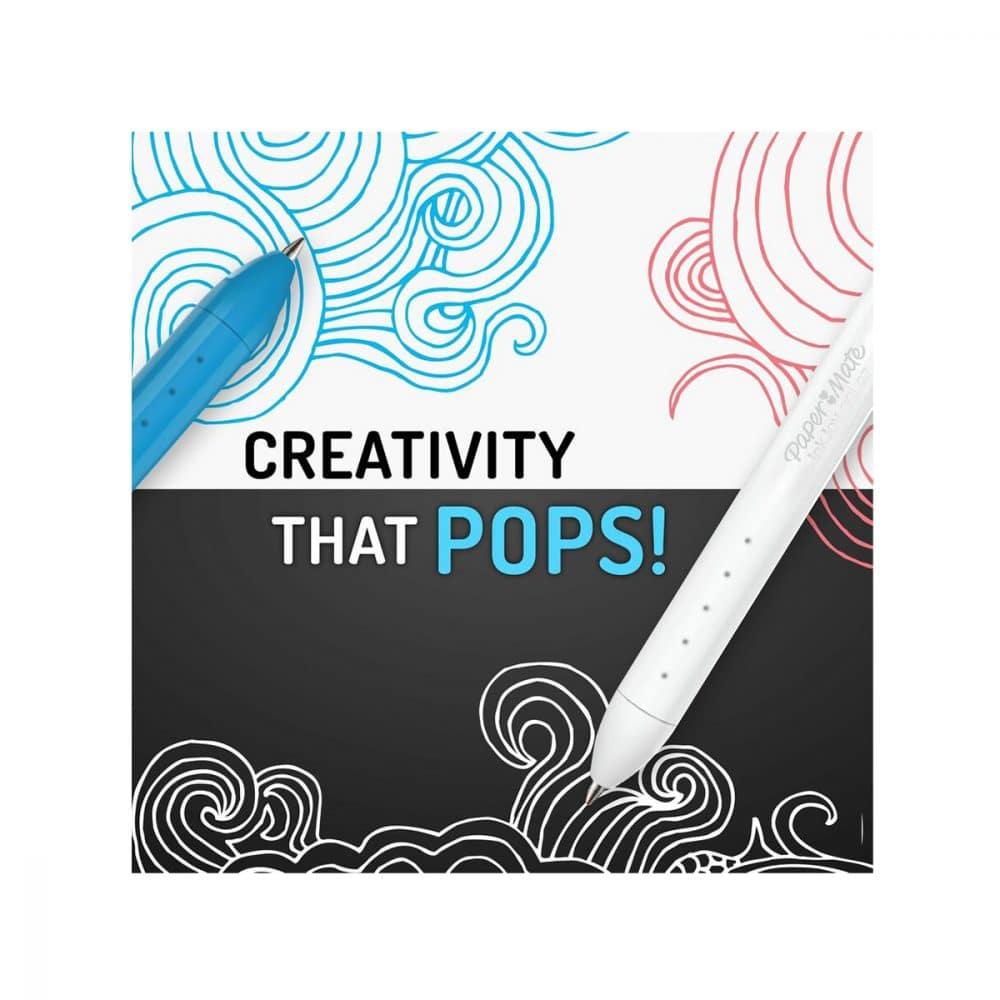 Paquet de 10 stylos gel PaperMate InkJoy Bright – Image 3