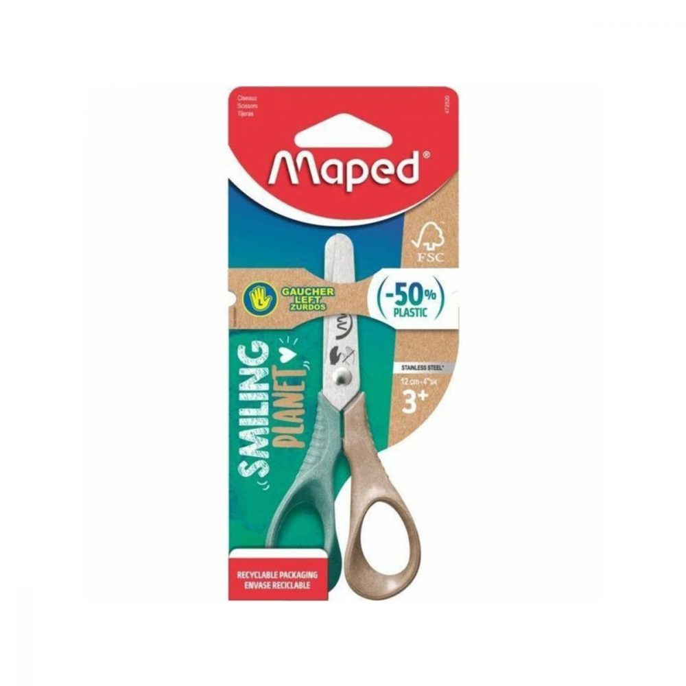 Maped - Ciseaux ronds gauchers 12cm