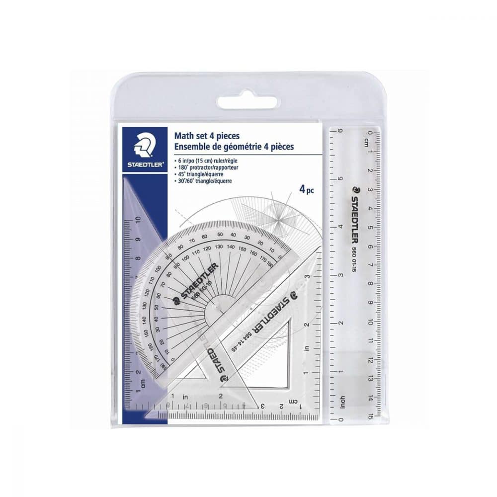 Ensemble de géométrie Staedtler 4 pièces