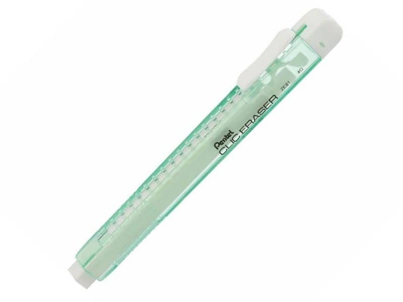 Crayon efface Pentel Clic Eraser - vert