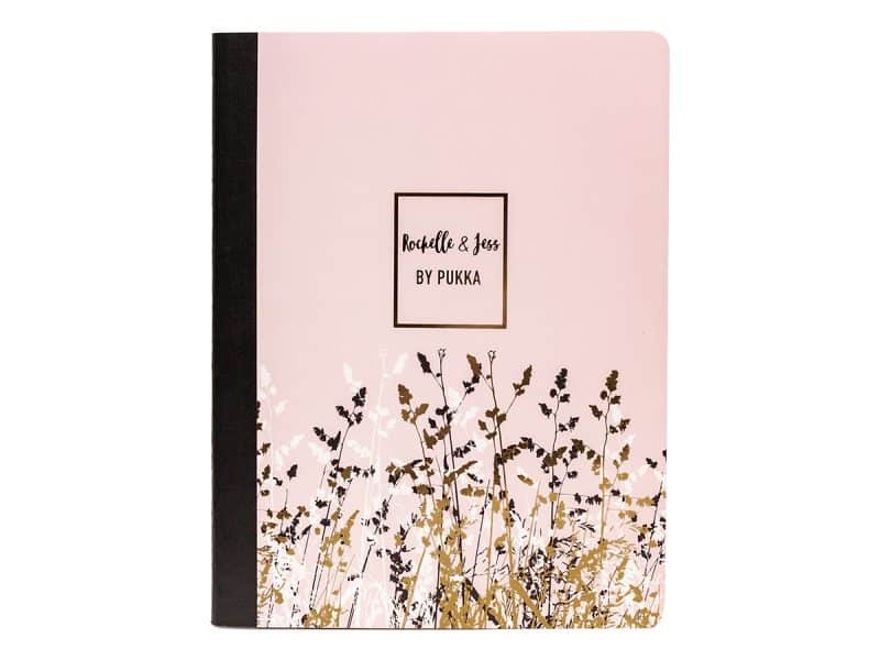 Rochelle & Jess Cahier de composition Rose - Pukka Pads