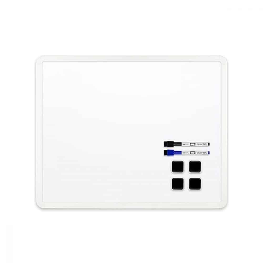 Tableau Quartet blanc magnetique 16 x 20 frame plastique
