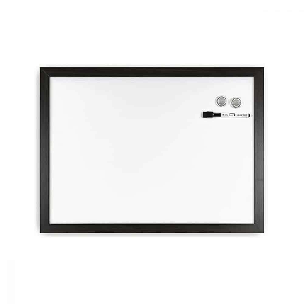 Tableau blanc Quartet 16 x 20 frame noir