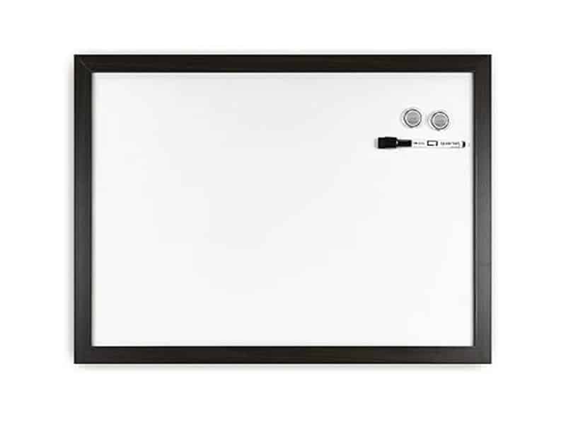 Tableau blanc Quartet 16 x 20 frame noir