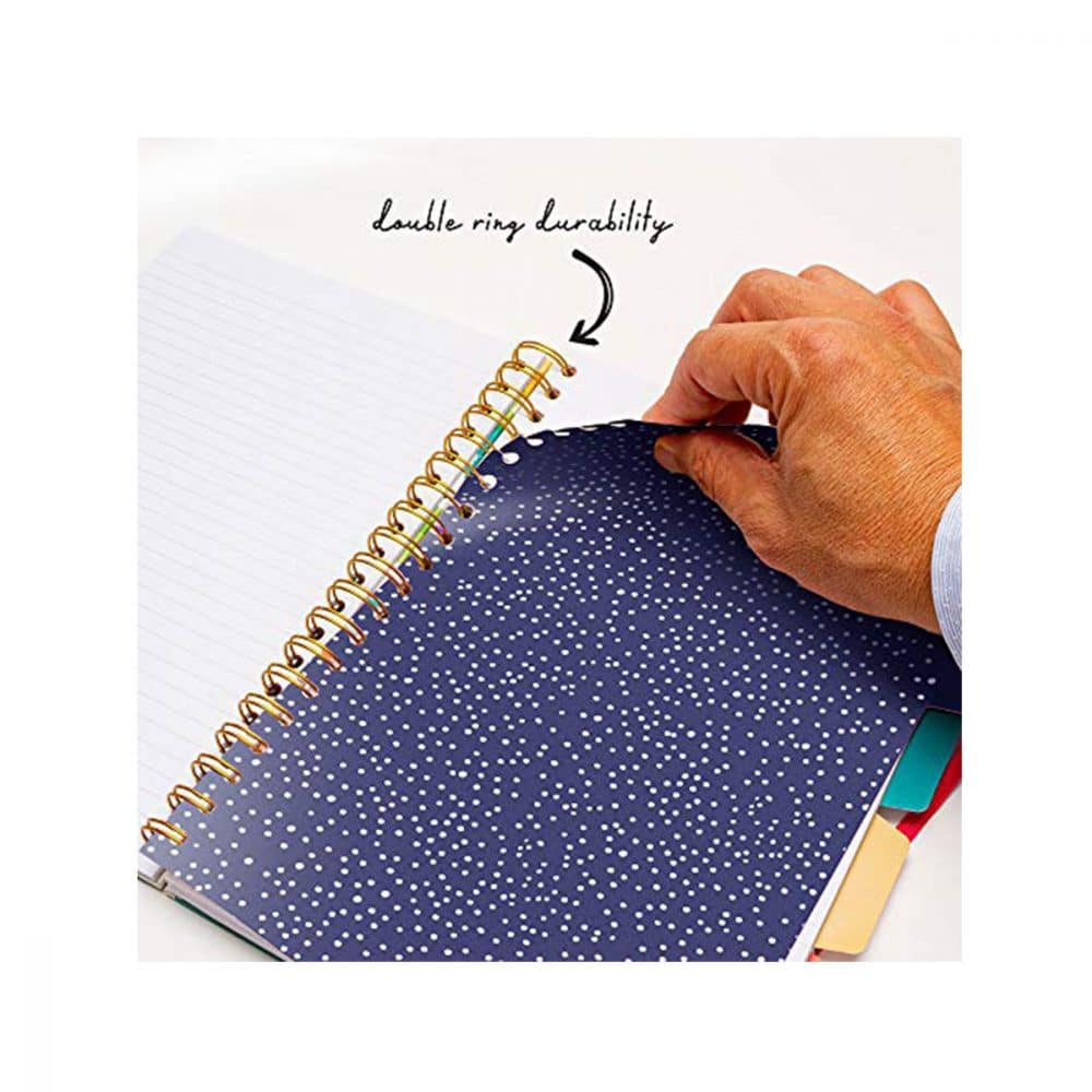 Carpe Diem Cahier spiral 5 Onglets Fleurs - Pukka Pads – Image 3