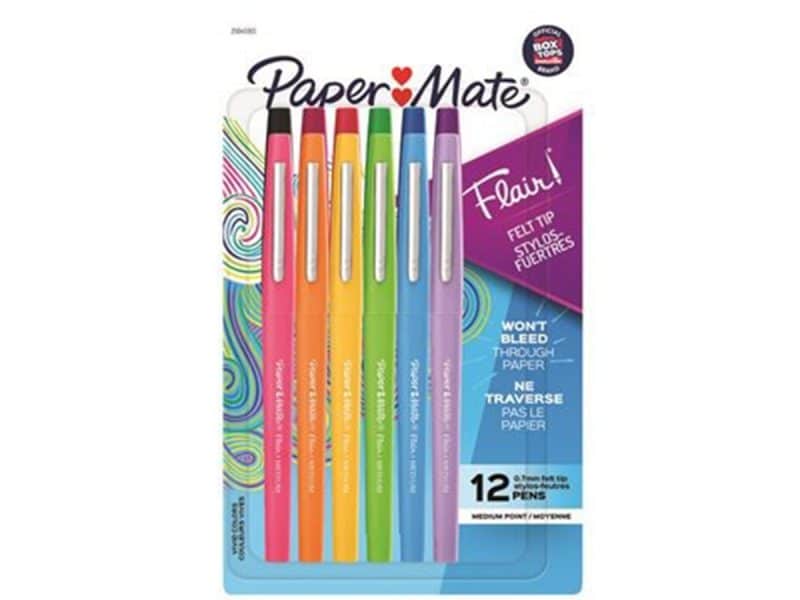 12 Stylos feutres Flair - PaperMate