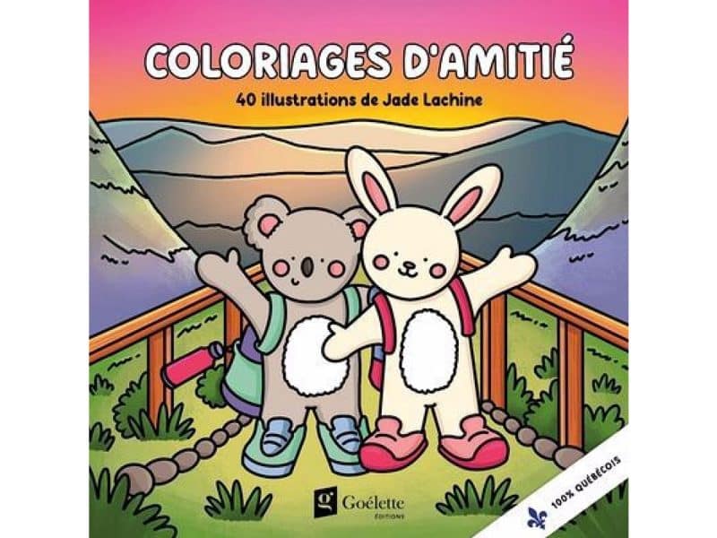 Coloriages d'amitié Jade Lachine