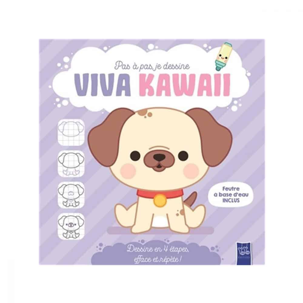 Pas à pas, je dessine Viva Kawaii Chiot
