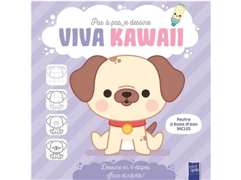 Pas à pas, je dessine Viva Kawaii Chiot