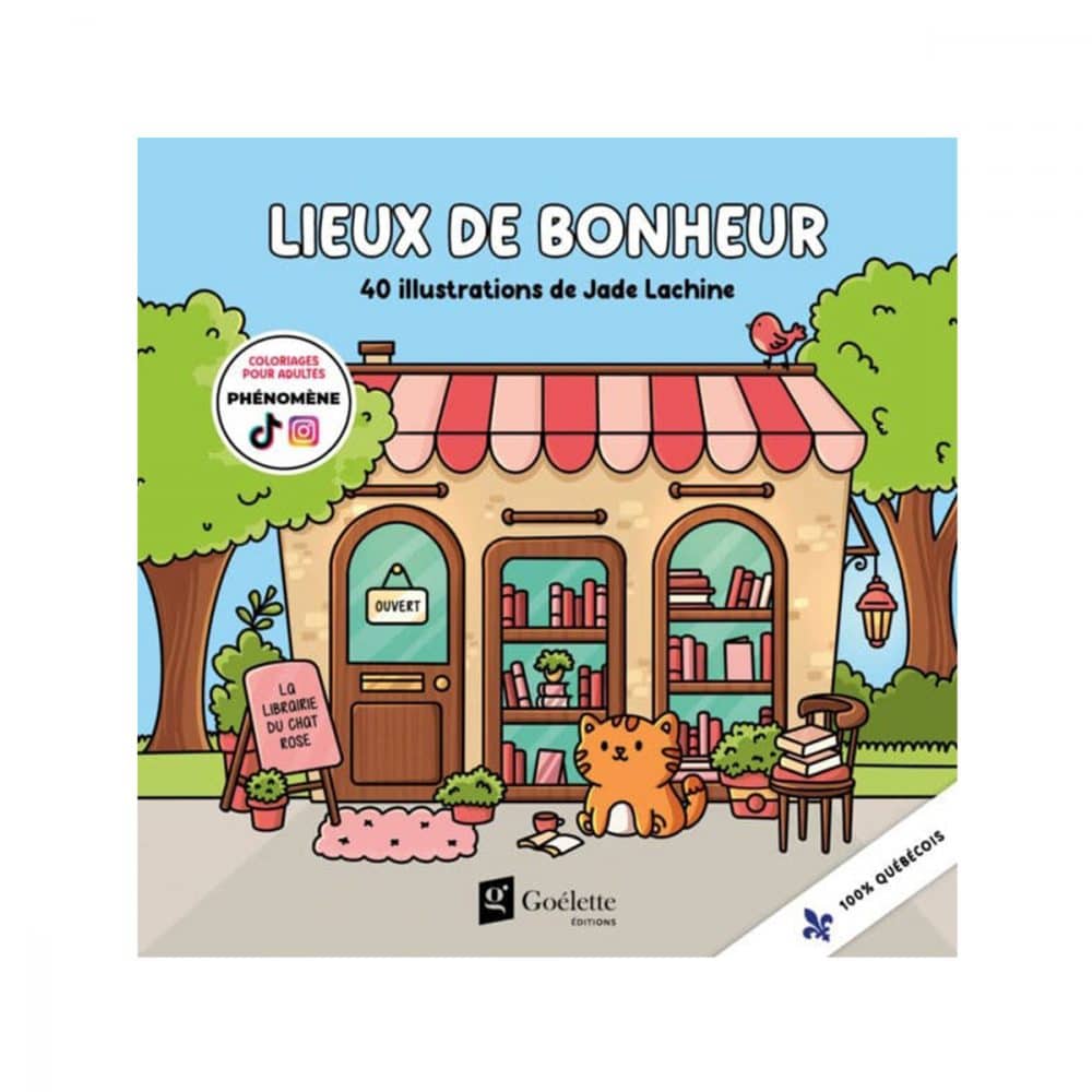 Lieux de bonheur Coloriages pour adulte