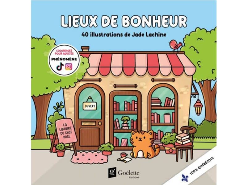 Lieux de bonheur Coloriages pour adulte