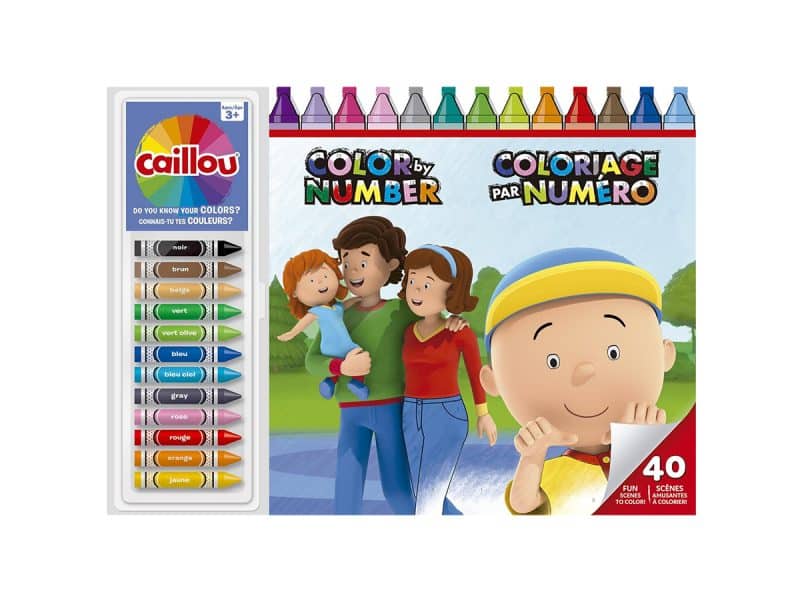 Caillou 3D - Coloriage par numéro
