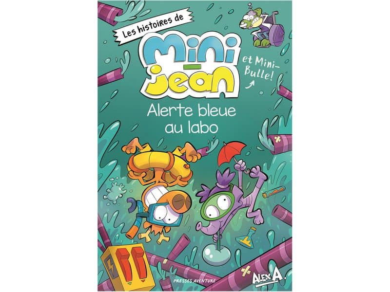 Mini-Jean et Mini-Bulle Alerte bleue au labo