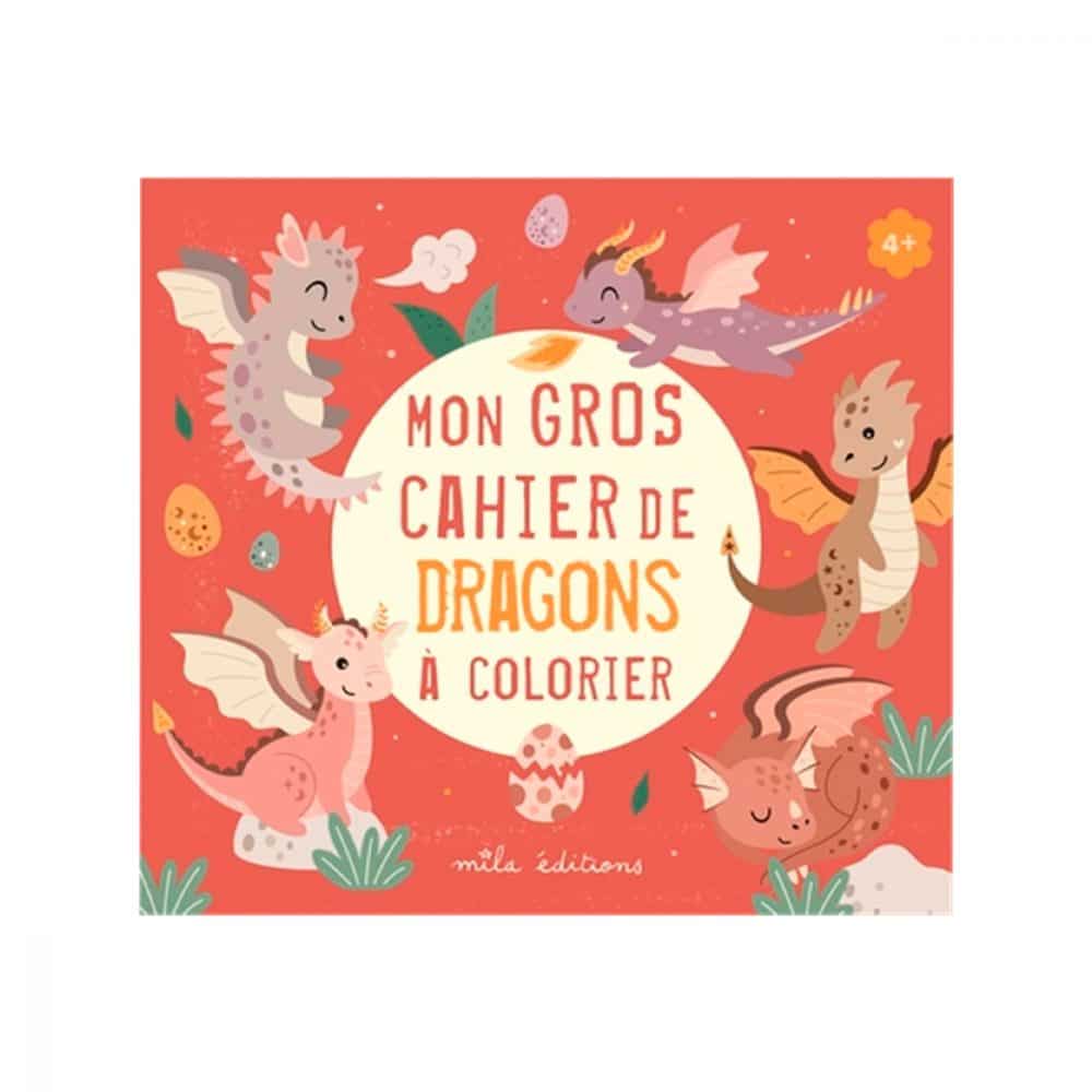 Mon gros cahier de dragons à colorier