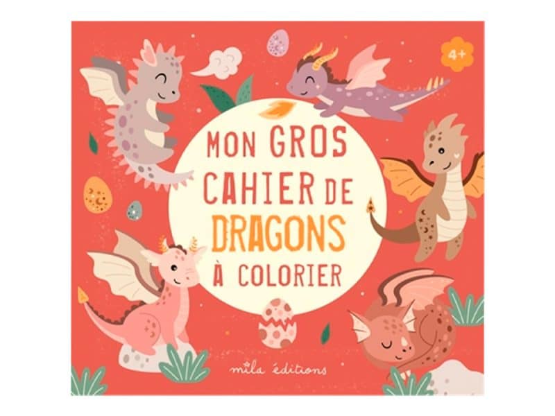 Mon gros cahier de dragons à colorier