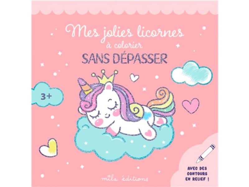 Mes jolies licornes à colorier sans dépasser