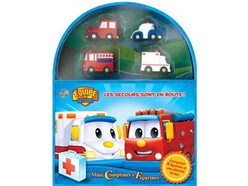 Mini comptines et figurine Équipe de secours