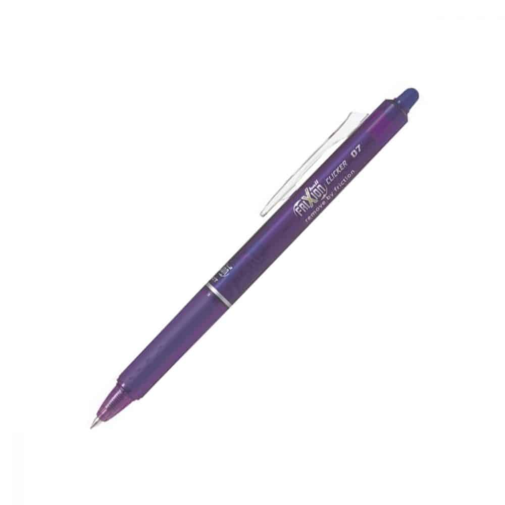 Stylo à bille rétractable effaçable FriXion Clicker Mauve