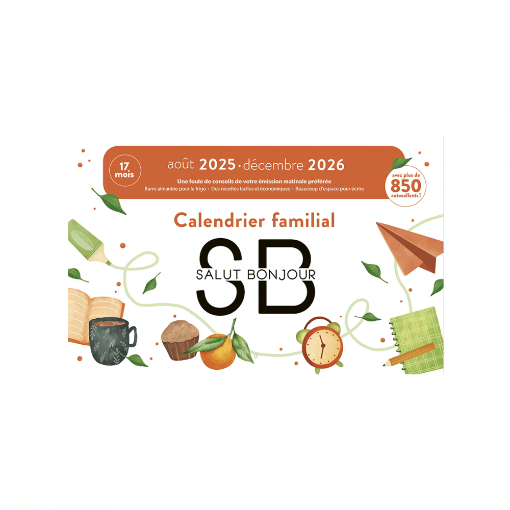 Calendrier familial Salut Bonjour ! 2025-2026