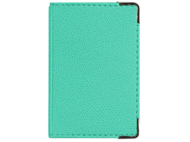 Porte-cartes Quo Vadis 2¾x4¼ turquoise