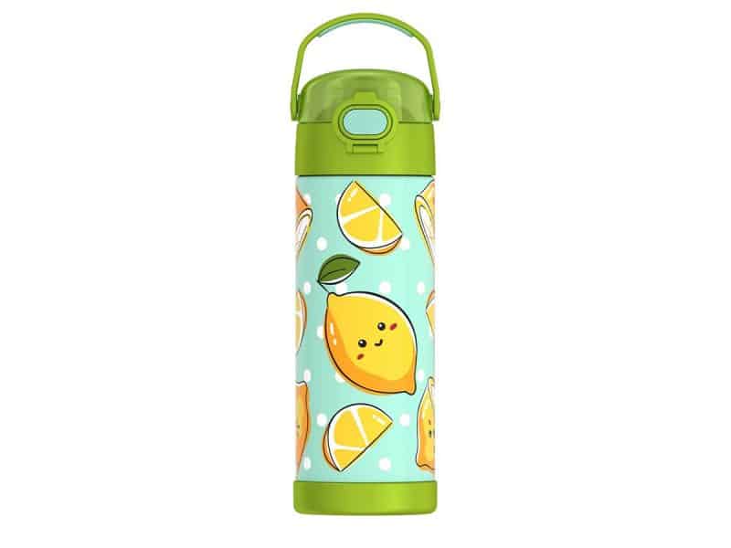 Thermos Bouteille d'eau 470ml citron