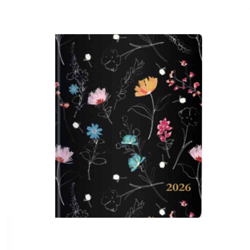 Blueline agenda 2026 floral hebdomadaire 8,5 x11