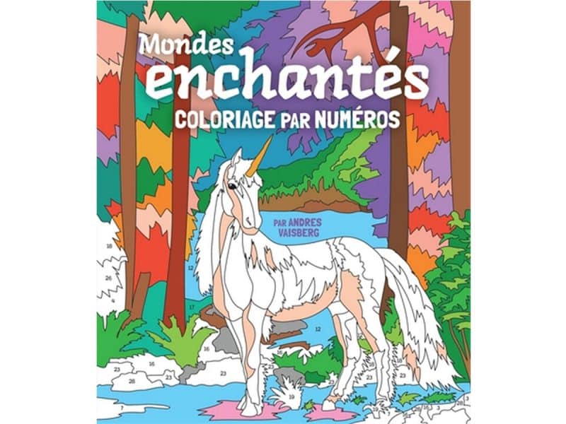 Mondes enchantés coloriages par numéros