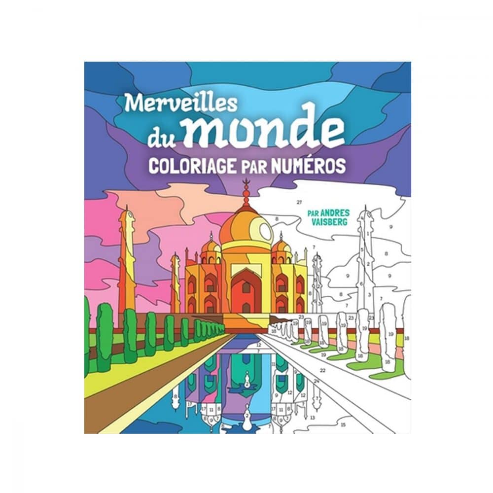 Merveilles du monde coloriages par numéros