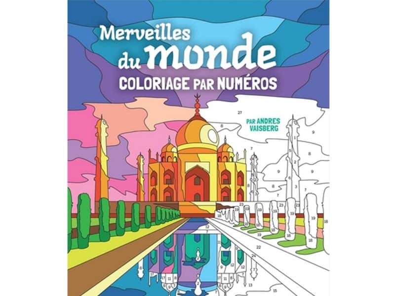 Merveilles du monde coloriages par numéros