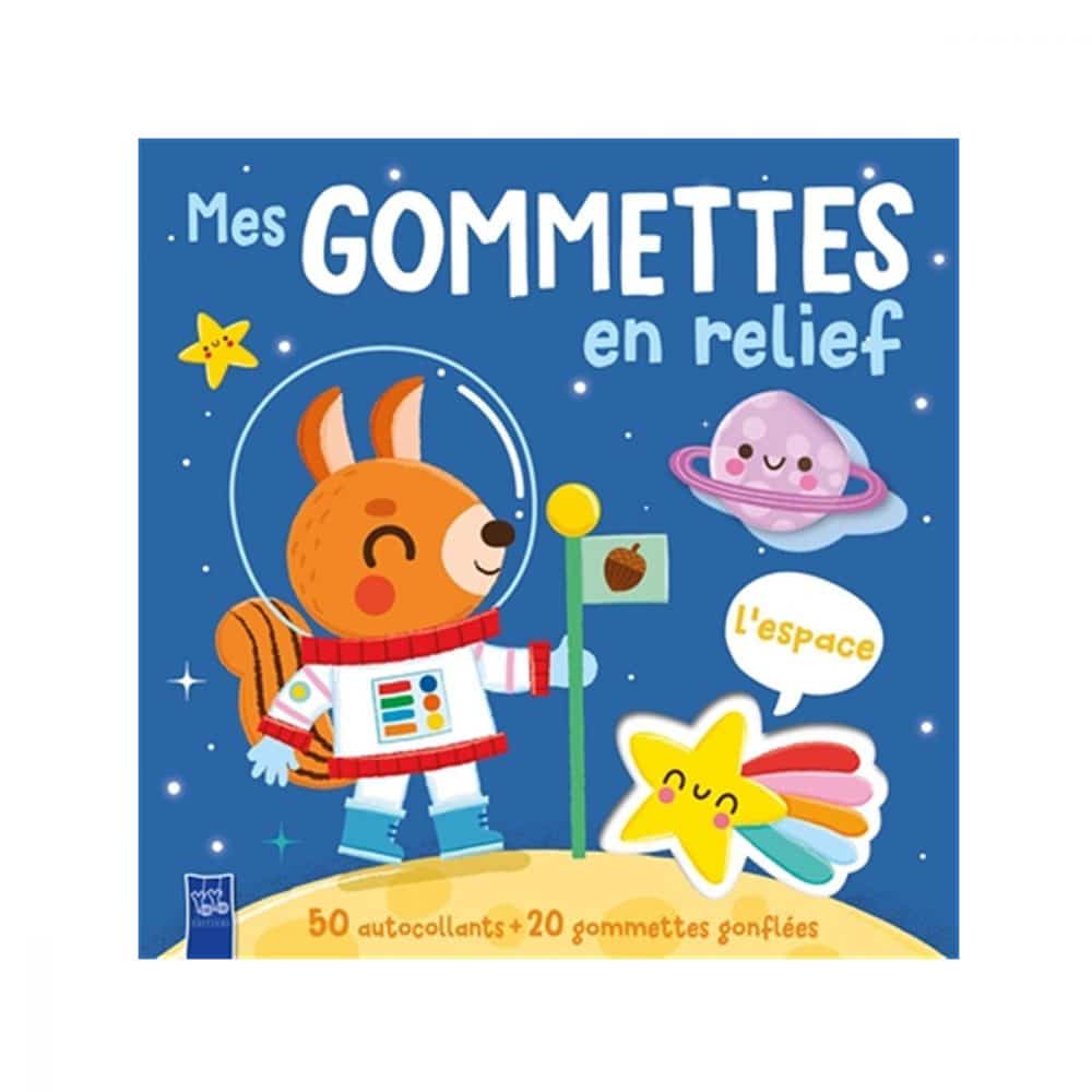 Mes gommettes en relief L'espace