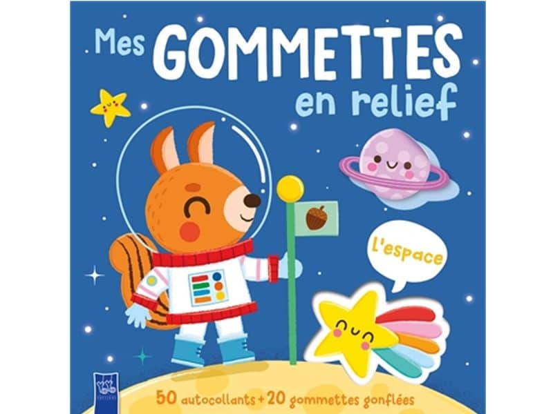 Mes gommettes en relief L'espace