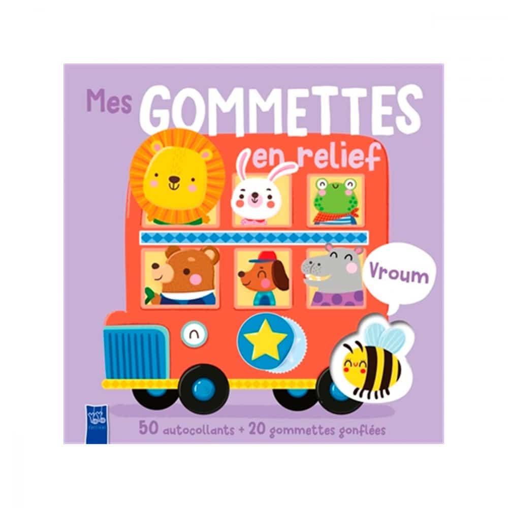 Mes gommettes en relief Vroum