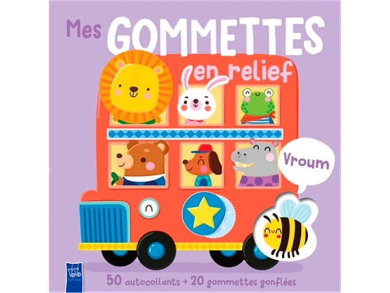 Mes gommettes en relief Vroum