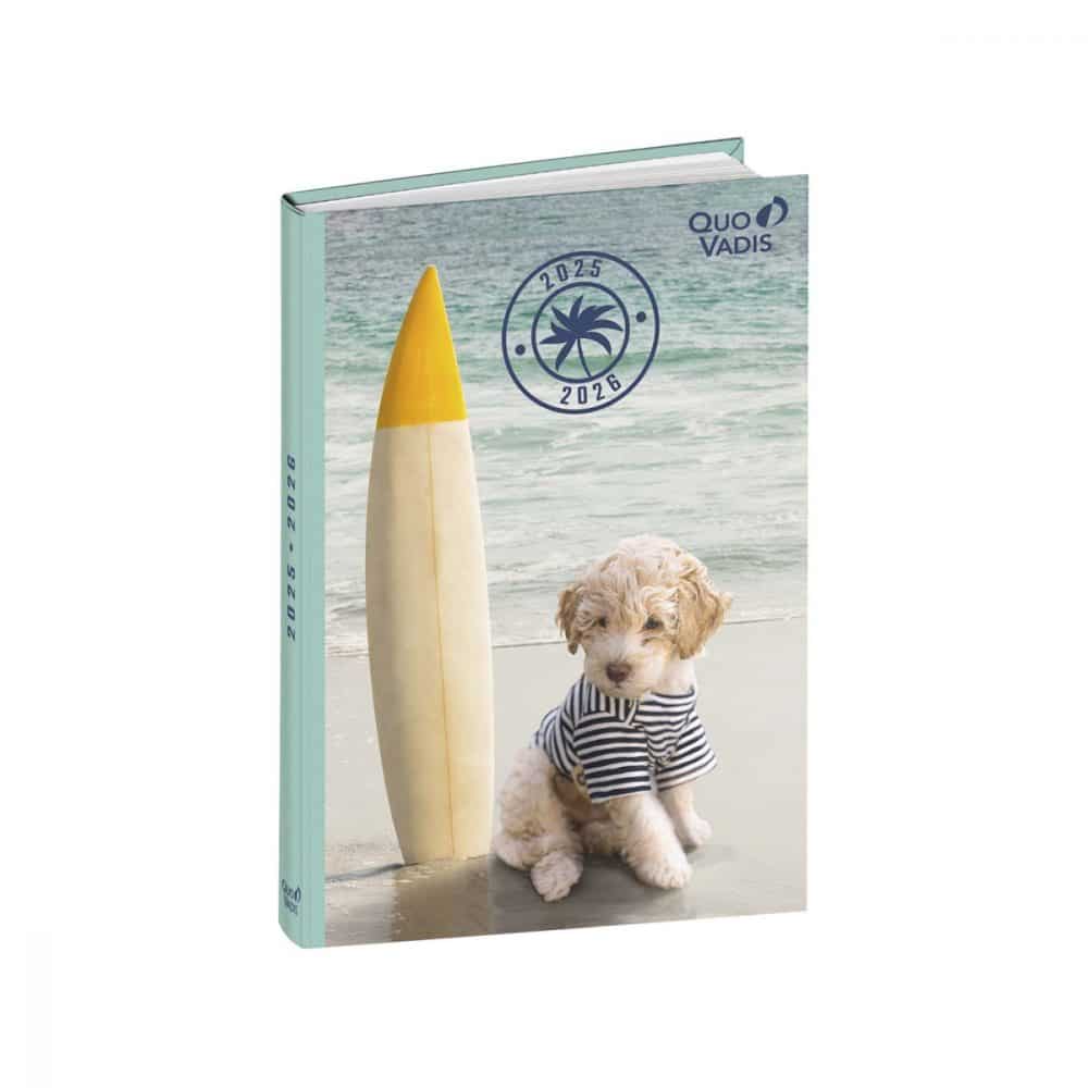 QUO VADIS Agenda Scolaire 2025-2026 Eurotextagenda Journalier Isis Multicolore - 12x17 Cm