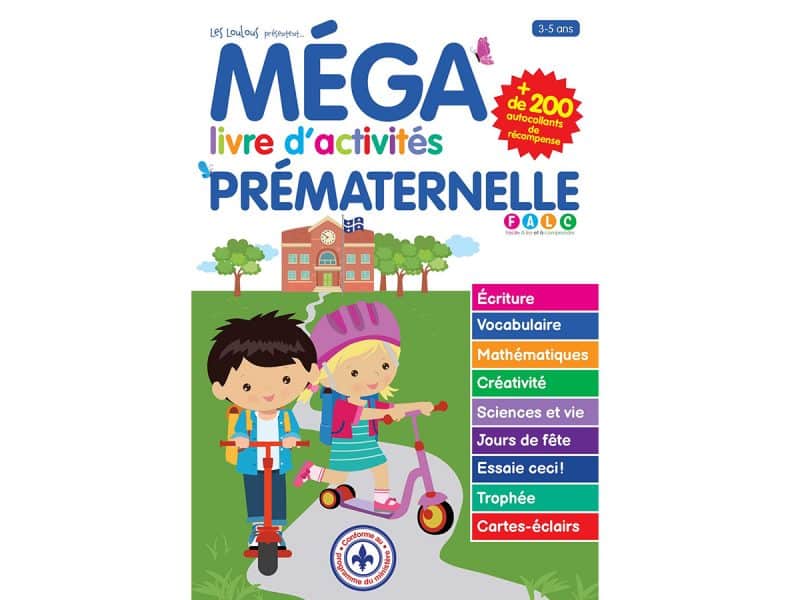 Méga livre d'activités prématernelle
