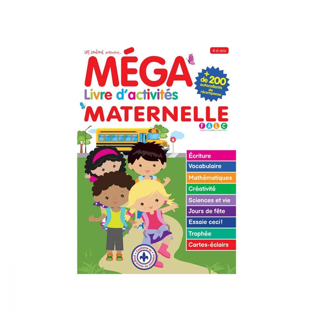 Méga livre d'activités Maternelle