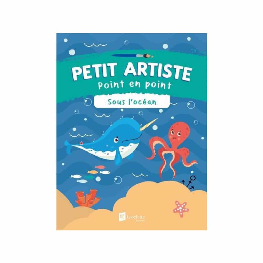 Petit artiste point en point Sous l'océan
