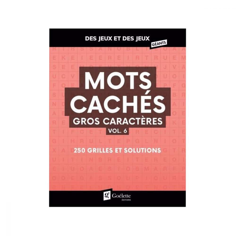 Mots cachés gros caractères vol.6