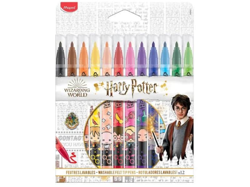 Feutres lavables Harry Potter pqt de 12