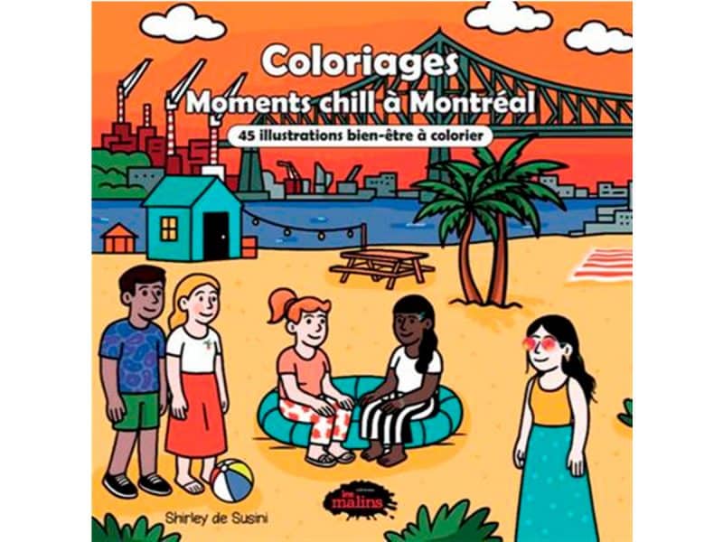 Coloriages Moments chill à Montréal