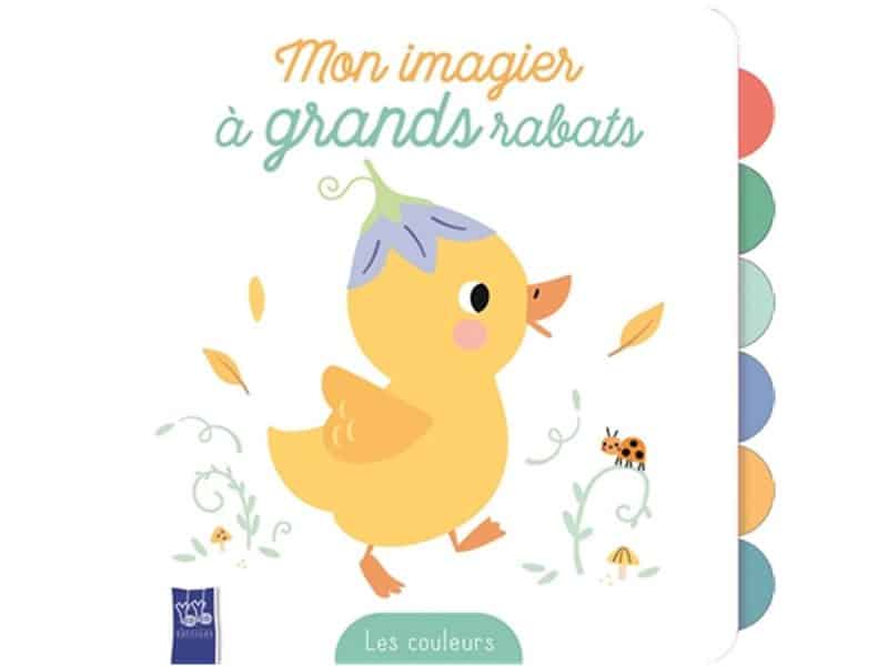 Mon grand imagier à grands rabats Les couleurs