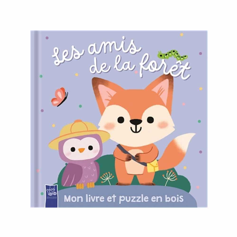 Les amis de la forêt Mon livre et puzzle en bois