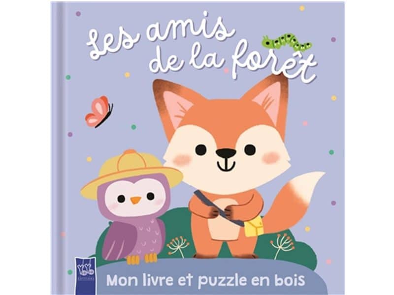 Les amis de la forêt Mon livre et puzzle en bois