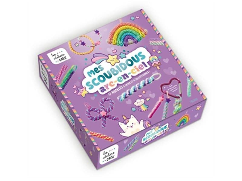 Mes scoubidous arc-en-ciel