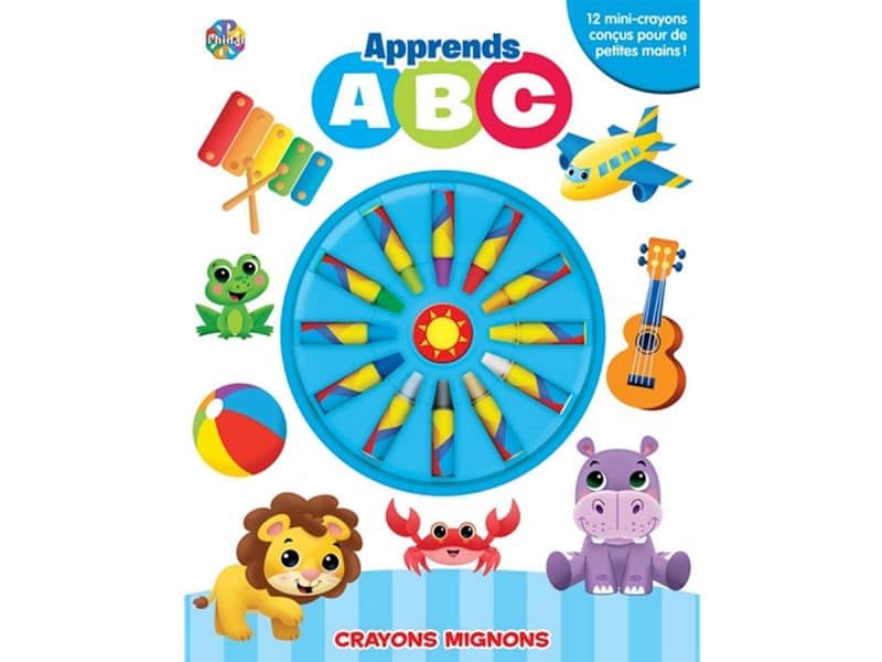 Apprends ABC Crayons mignons