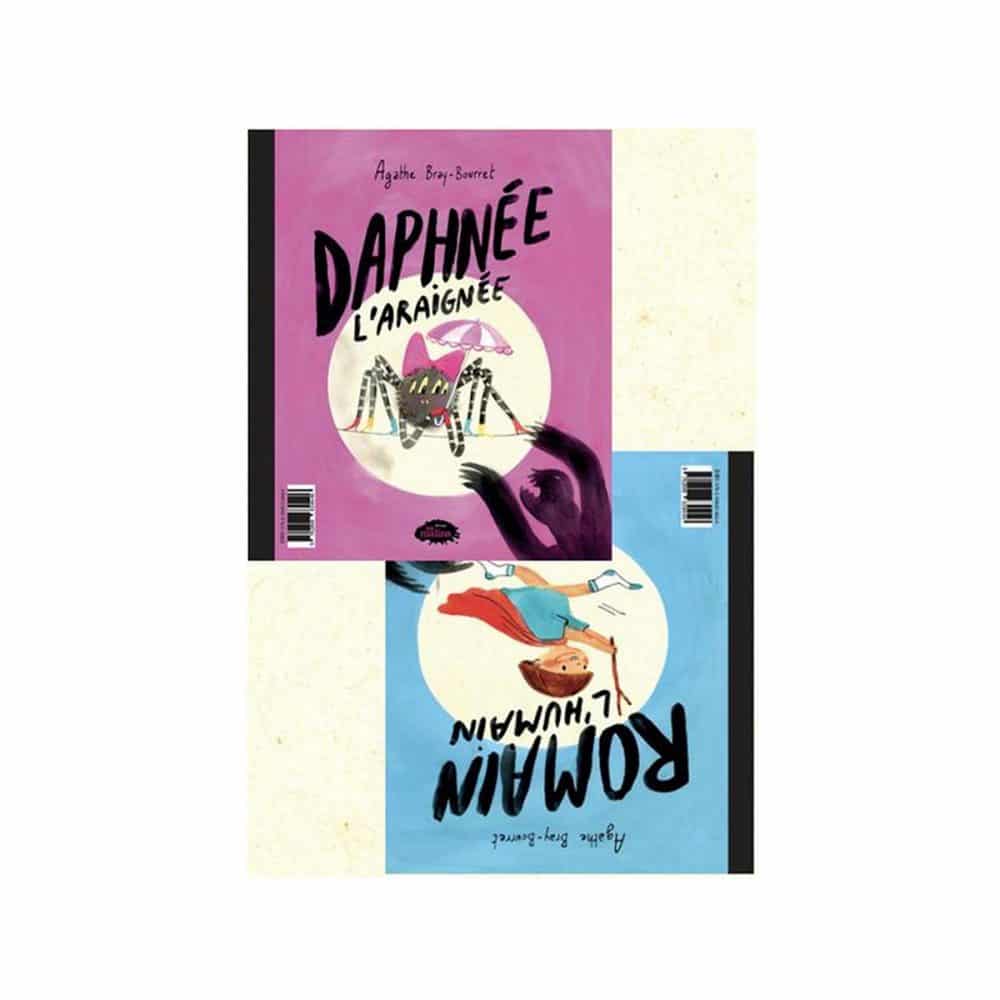 Romain l'humain et Daphnée l'araignée