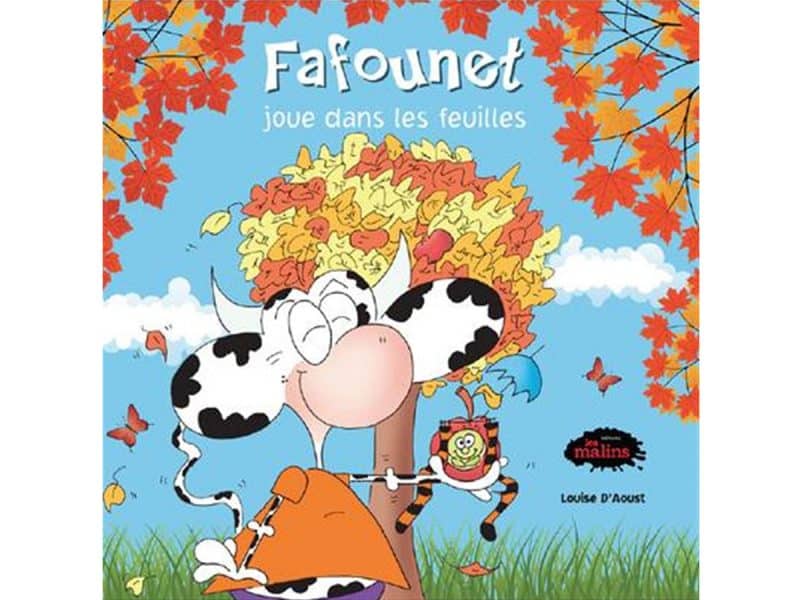 Fafounet joue dans les feuilles